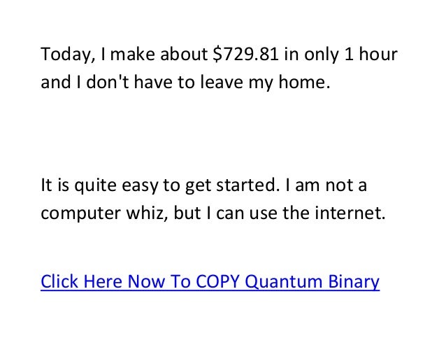 Quantum binary options review