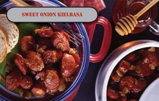 SWEETEN YOUR NEXT BARBECUE
HONEY COLOR, FLAVOR AND FORM
Honeys differ in color and taste depending on the blossoms visited by the honey bees. In general,
lighter-colored honeys are milder in flavor while darker-colored honeys are bolder. Honey is
enjoyed in several forms – liquid, whipped and as nature presents it – in the honey bees’ wax comb.
STORAGE
Store honey at room temperature, never in the refrigerator. If honey crystallizes, simply place the
honey container in warm water and stir until crystals dissolve. Or, microwave 1 cup of honey in a
microwave-safe container, stirring every 30 seconds, until crystals dissolve. Be careful not to boil or
scorch the honey.
HEALTH BENEFITS
Research has shown that unlike most other sweeteners, honey has vitamins, minerals and amino
acids as well as antioxidants.
SUBSTITUTION AND COOKING TIPS
For best results, select recipes developed for using honey. When you do substitute honey for
granulated sugar in recipes, begin by substituting honey for up to half of the sugar called for in the
recipe. With experimentation, honey can be substituted for all of the sugar in some recipes. When
substituting honey for sugar in baked goods:
• Reduce the liquid in the recipe by 1/4 cup for each cup of honey used.
• Add about 1/2 teaspoon baking soda for each cup of honey used.
• Reduce oven temperature by 25 degrees to prevent over browning.
Note: Honey should not be fed to infants less than one year of age. Honey is a safe and wholesome
food for older children and adults.
GRILLING TIPS
• Marinate foods in the refrigerator, not on the counter or outdoors.
• Don’t use the same platter and utensils that previously held raw meat or seafood to serve
cooked meats and seafood.
• If you partially cook food in the microwave, oven, or stove to reduce grilling time, do so
immediately before the food goes on the hot grill.
• When it’s time to cook the food, cook it thoroughly. Use a food thermometer to be sure.
Source: Center for Food Safety and Applied Nutrition – U.S. Food and Drug Administration
BLAZING BRONCO BURGERS WITH
SMOKING CHIPOTLE HONEY SAUCE
HOWLIN’ HONEY-BERRY
BBQ SAUCE
SWEET ONION KIELBASA
GRILLED AHI TUNA
ITALIAN STALLION BBQ BEANS
TAILGATE TENDERLOIN
 