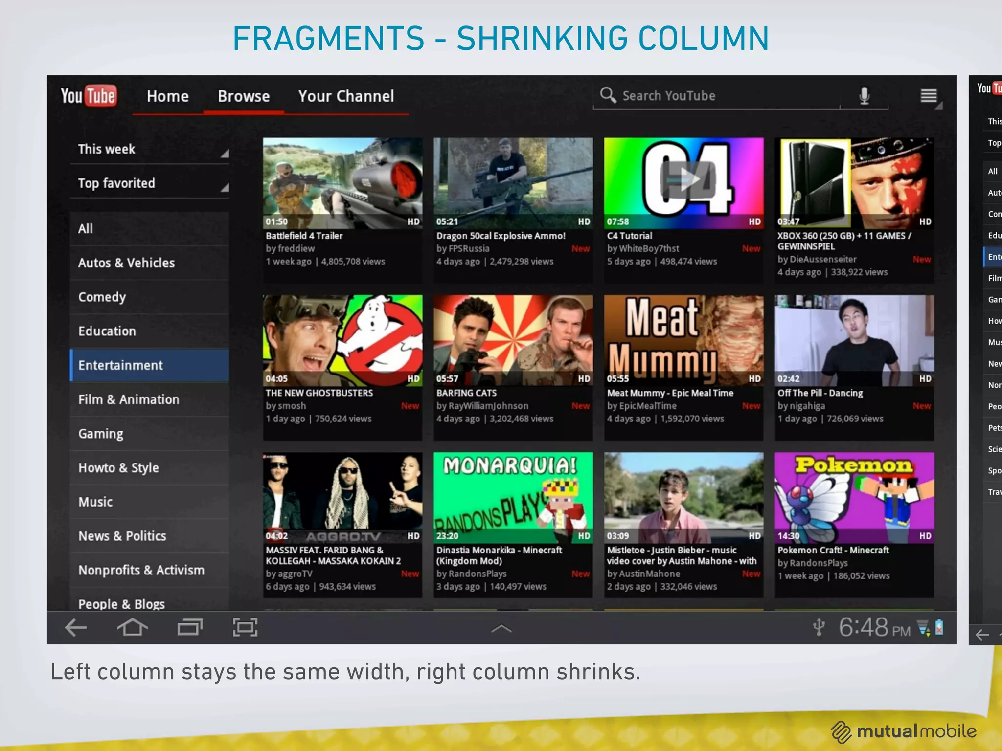 FRAGMENTS - SHRINKING COLUMN




Left column stays the same width, right column shrinks.
 