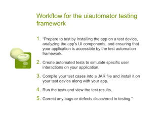 Honeydew: a Ruby driver for UIAutomator which enables automated testing ...