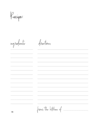 Recipe:
56
ingredients directions
from the kitchen of
 