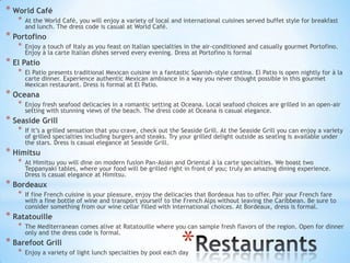 Fuentes Culinary Theatre