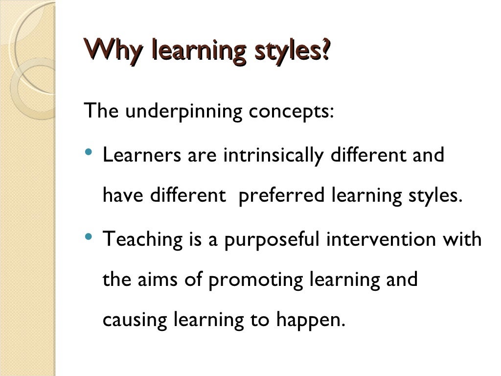 Honey Mumford learning styles