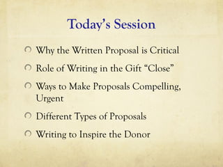 Hone Your Writing Skills to Create Compelling Proposals | PDF