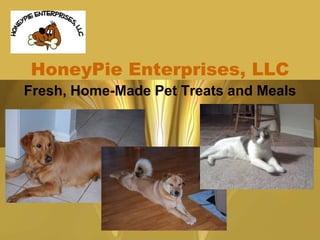 Fresh, Home-Made Pet Treats and Meals HoneyPie Enterprises, LLC 