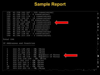 Sample Report
 