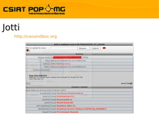 Jotti
   http://cwsandbox.org
 