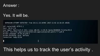 Answer :
Yes. It will be.
This helps us to track the user’s activity .
 