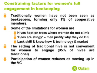 Women economic leadership through honey value chain development in Ethiopia 