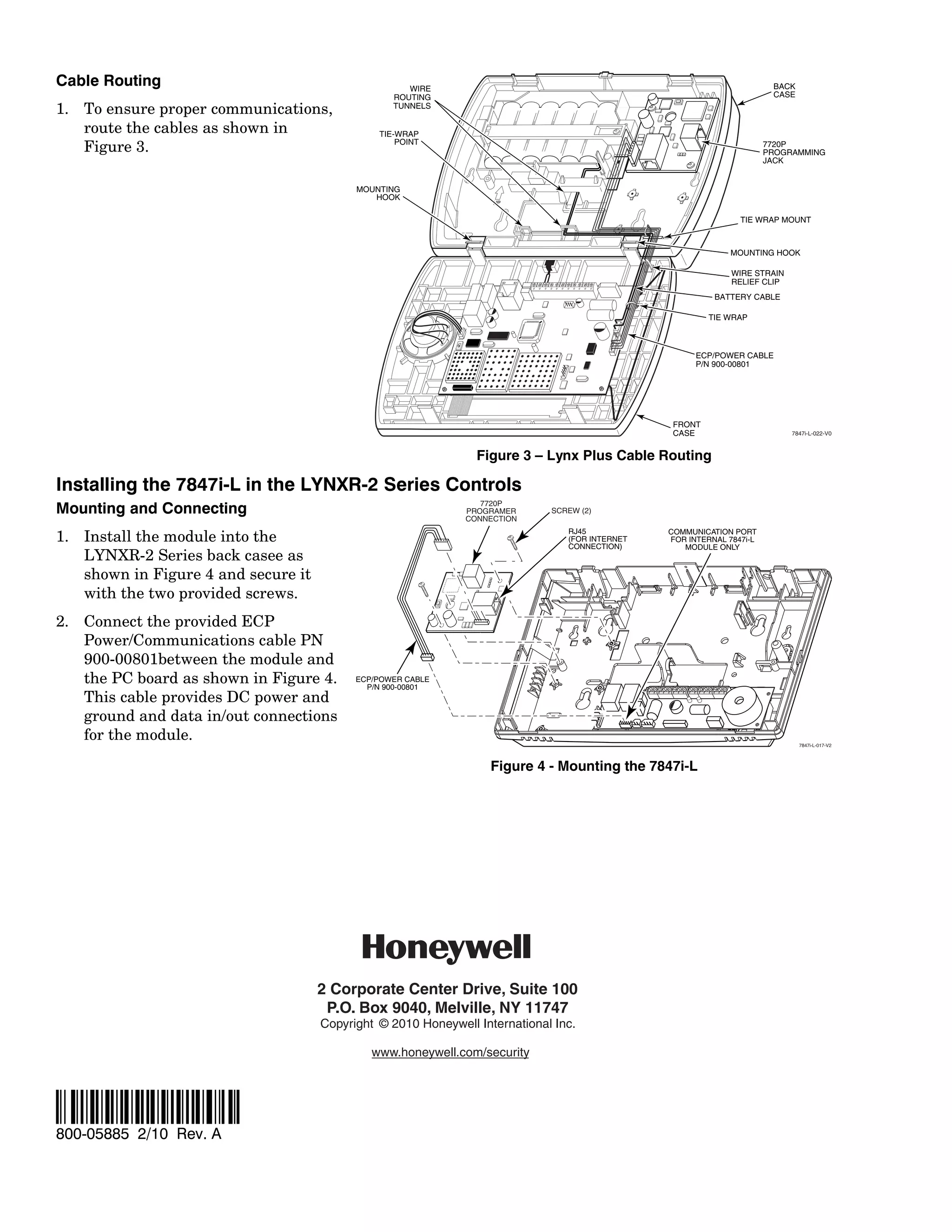 Honeywell 7847ilquickinstallguide PDF