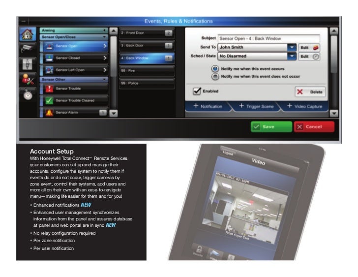 Honeywell Total Connect 2.0 Dealer Brochure
