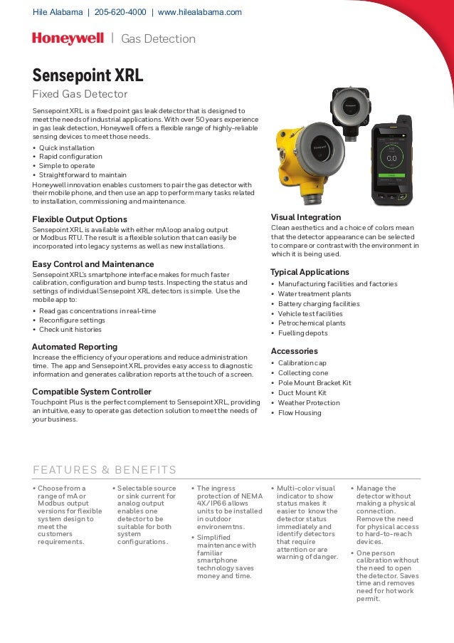 Honeywell Analytics Sensepoint XRL Gas Detector