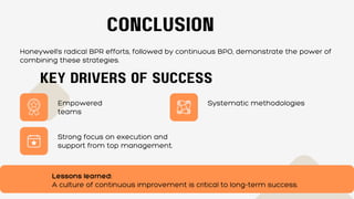Transforming Operations: Honeywell's BPR Journey and Lessons | PDF