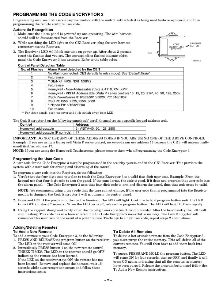 Honeywell Ce3 Install Guide