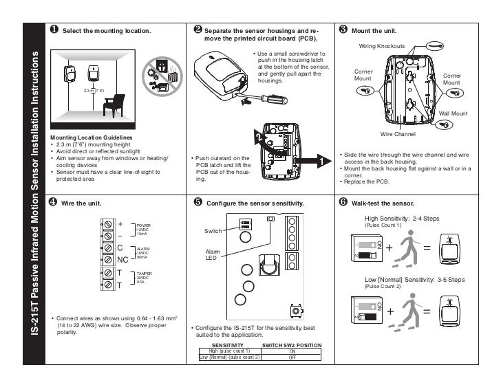 Honeywell IS215T Install Guide