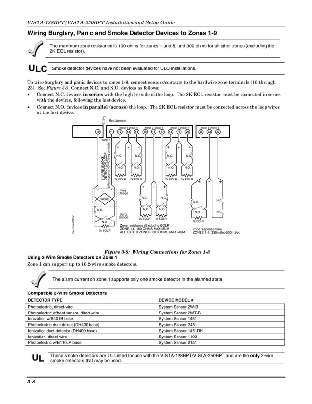 Install Guide Honeywell Vista 128BPT and 250BPT