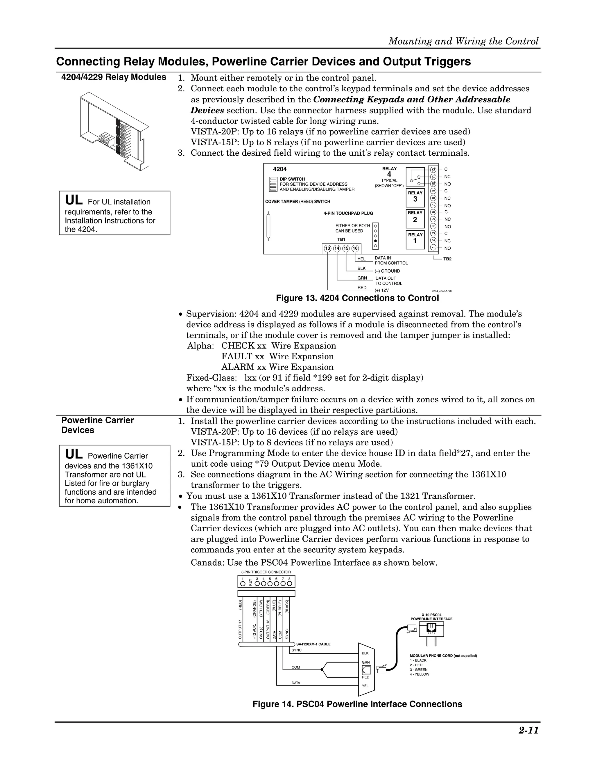 Honeywell Vista 15p Honeywell Vista 20P Install Guide PDF