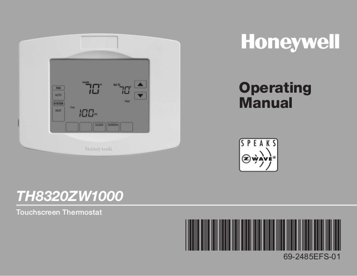 Honeywell ZWSTAT User Guide