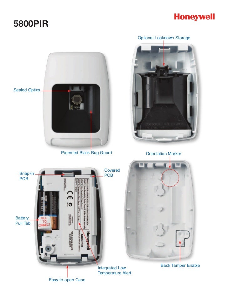 Honeywell 5800pir series top reasons