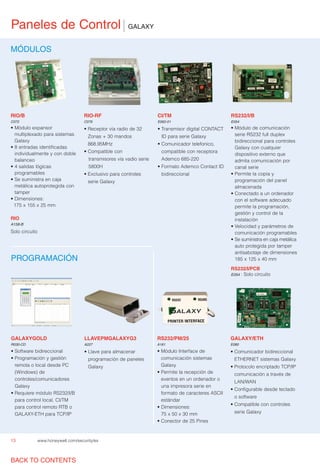 Honeywellesintrusioncatalogo2006 | PDF