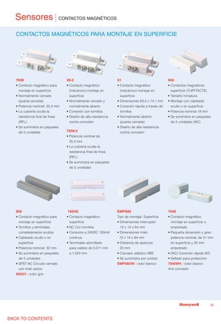 Honeywellesintrusioncatalogo2006 | PDF