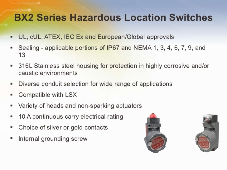 Hazardous Location Switches