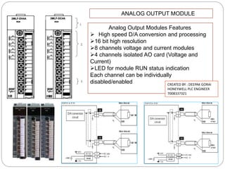Honeywell PLC TRAINING GUIDE created by deepak gorai | PPTX