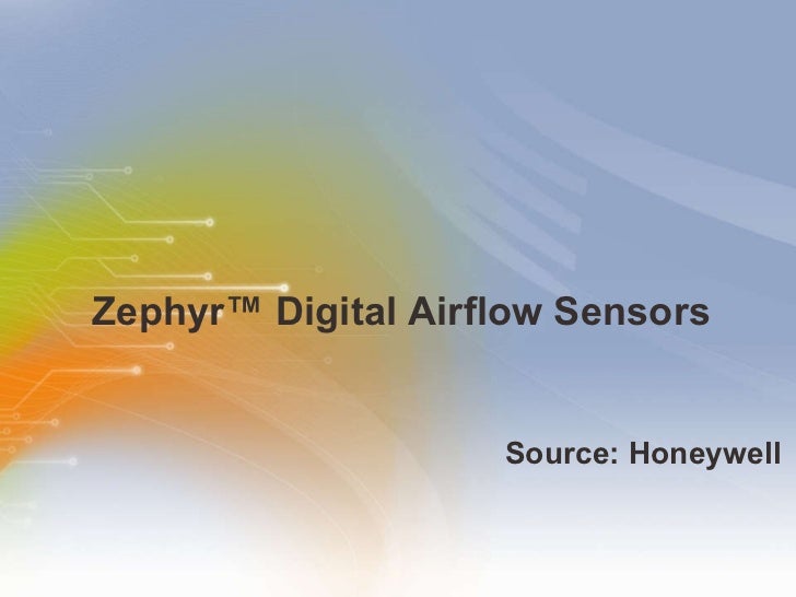 Zephyr™ Digital Airflow Sensors