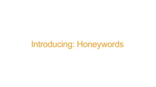 Introducing: Honeywords
 