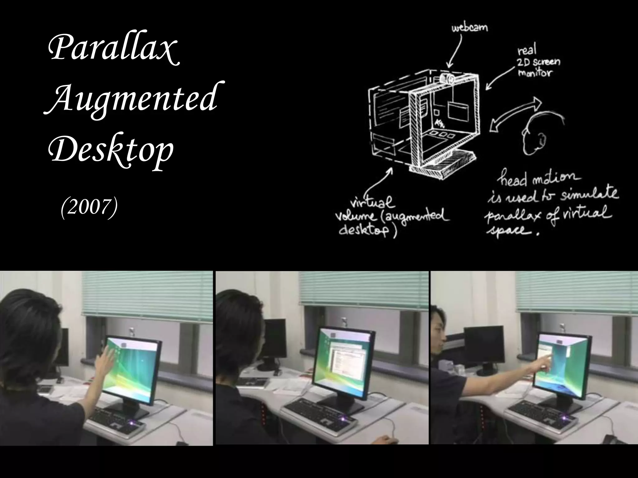 Parallax
Augmented
Desktop
(2007)
 