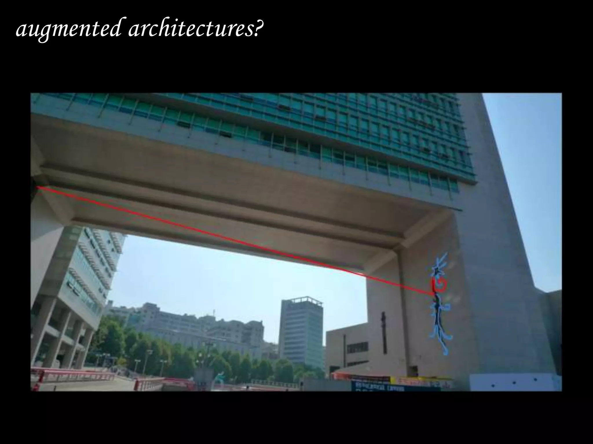 augmented architectures?
 