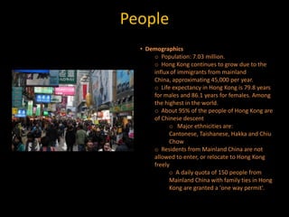 The territory of Hong Kong is about 426 Miles2