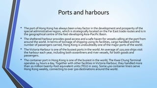 port of Hong kong | PPTX