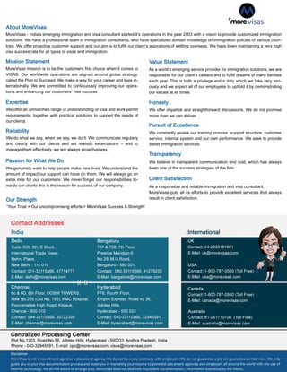 MoreVisas Hong Kong Immigration and Visa Consultants