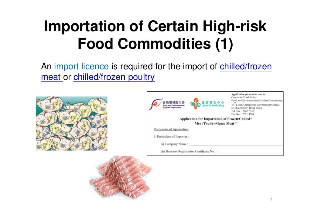 food import licence