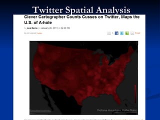 Twitter Spatial Analysis 