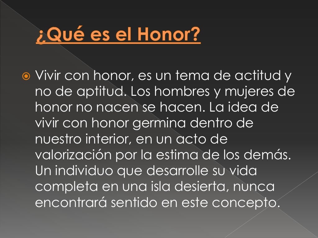 Honor