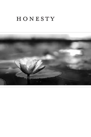 honesty
 