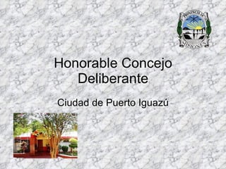 Honorable Concejo Deliberante Ciudad de Puerto Iguazú 