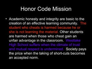 Caltech Honor Code Honorcode | PPT