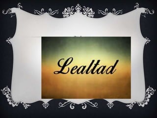 Honor , disciplina  &lealtad hidalgo