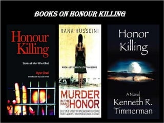 Books on honour killing
 