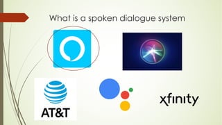 What is a spoken dialogue system
 