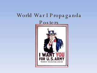 World War I Propaganda Posters 