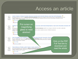 Put cursor on
magnifying
glass to read
abstract

Click on the PDF
Full Text link to
download and
read the article

 