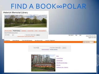 FIND A BOOK∞POLAR
 