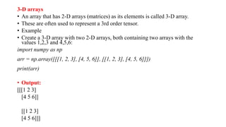 Comprehensive Introduction to NumPy: Arrays, Dimensions, and Indexing ...