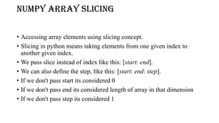 Comprehensive Introduction to NumPy: Arrays, Dimensions, and Indexing ...