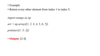 Comprehensive Introduction to NumPy: Arrays, Dimensions, and Indexing ...