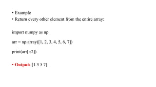 Comprehensive Introduction to NumPy: Arrays, Dimensions, and Indexing ...